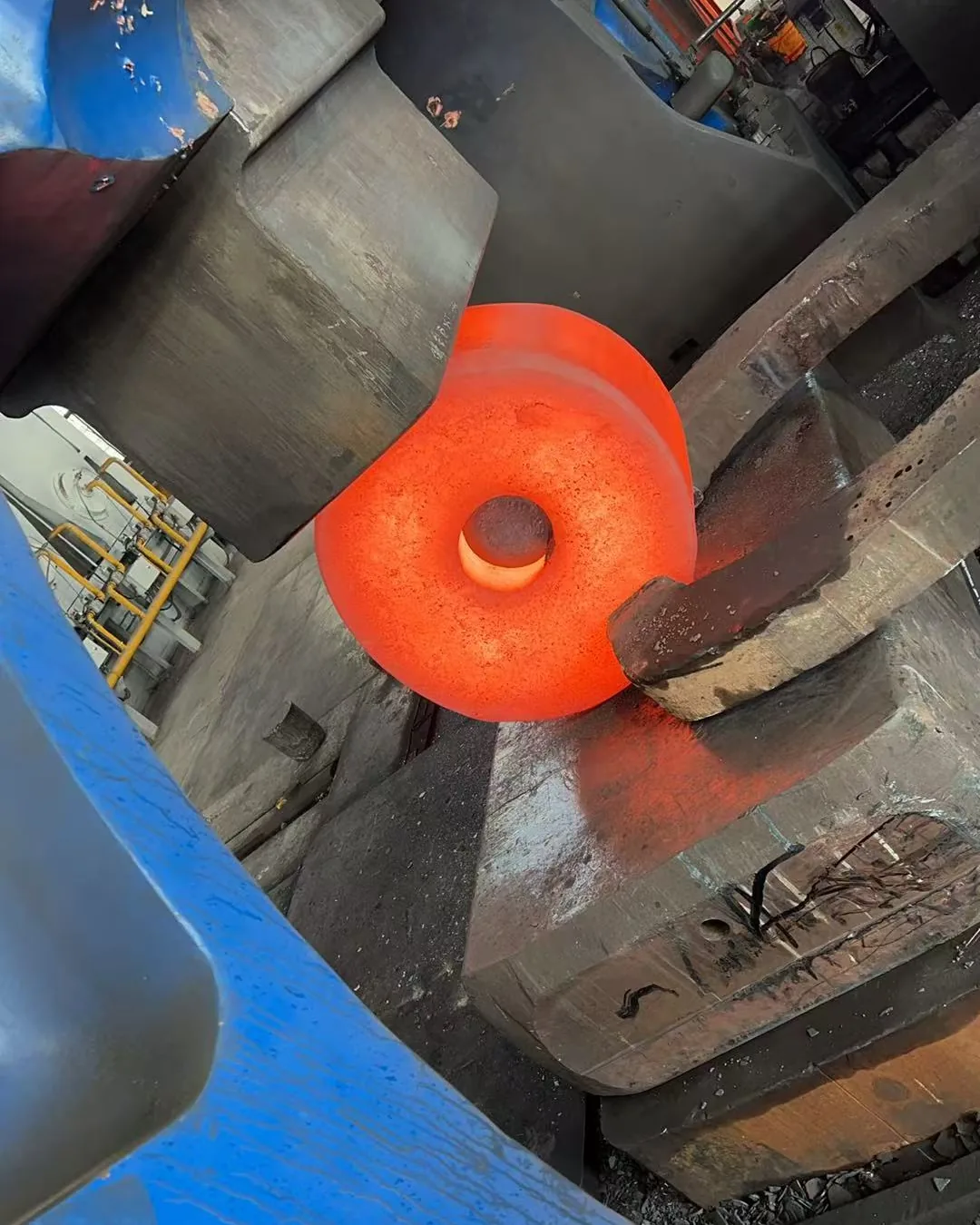 Flange on the die