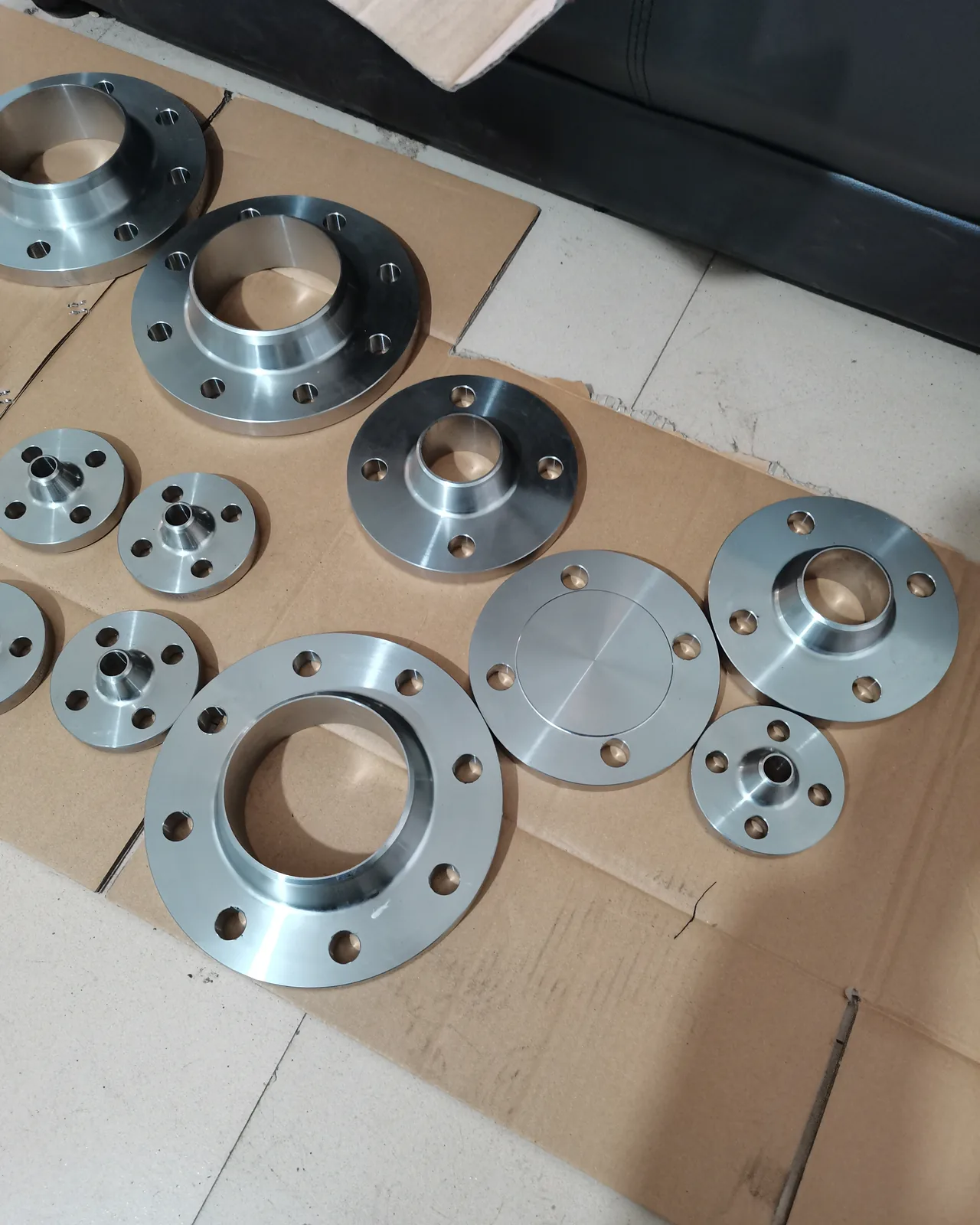 Machined flange rings